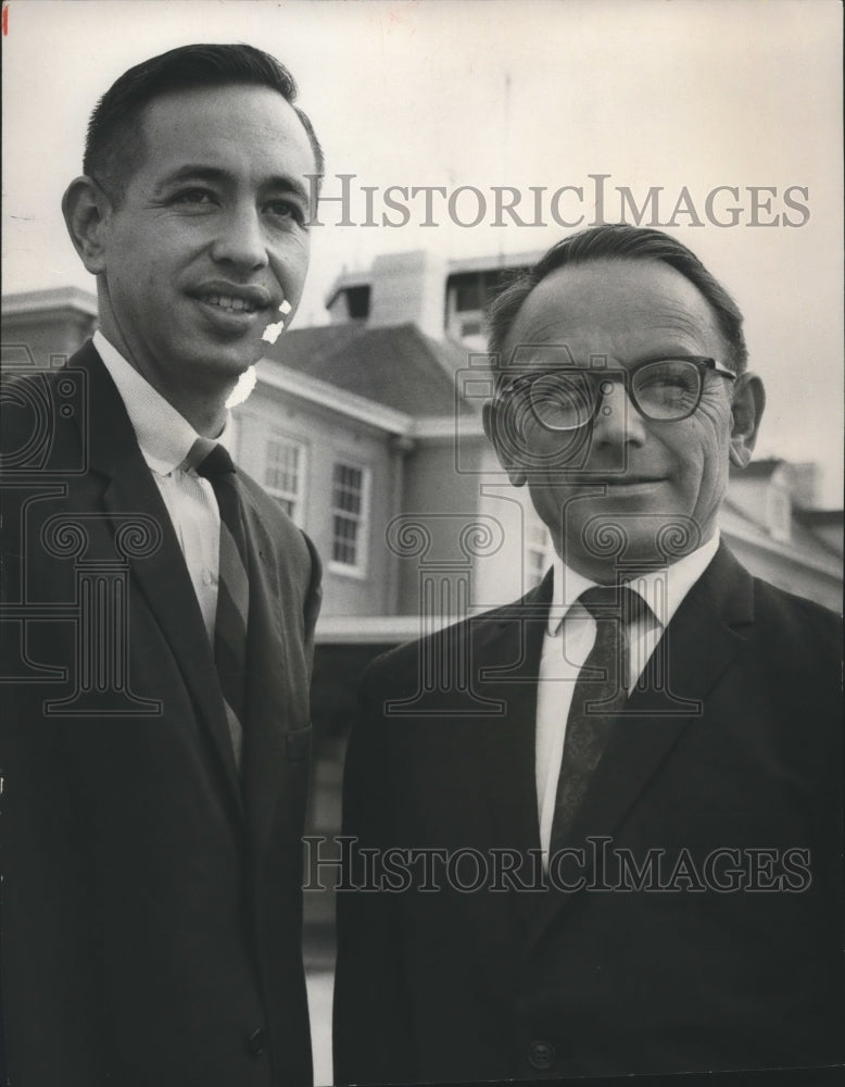 1968 Press Photo Wayne Flynt, Samford Faculty, and Girvan Grifith - abna27693 - Historic Images