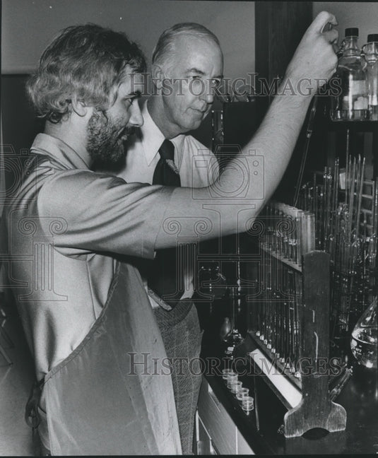 1975, Harold Floyd, Drew Whitley, water Improvement commission, AL - Historic Images