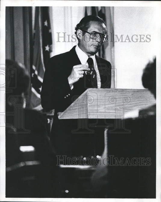 1978 Press Photo Walter Flowers, Alabama Politician - abna27731 - Historic Images