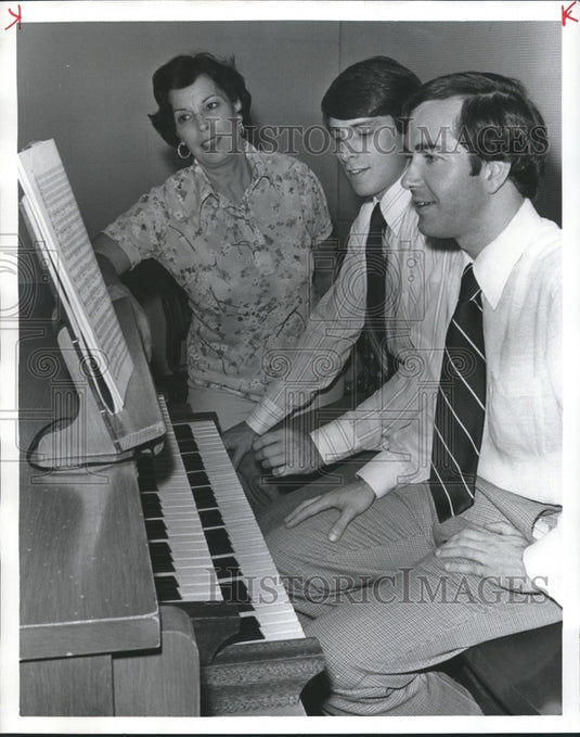 1977 Press Photo Conductor James Dorroh & soloists Geraldine Kullman, David Heer - Historic Images