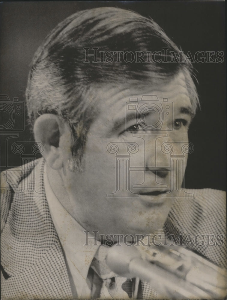 1975 Press Photo Colonel E.C. Dothard, Director Alabama Department Public Safety - Historic Images