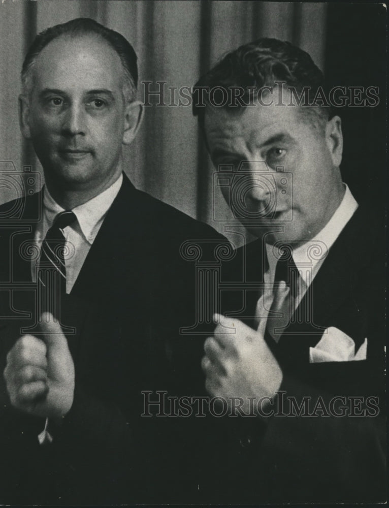 1966 Press Photo Jack Edwards, Alabama Representative, and Martin - abna27870 - Historic Images