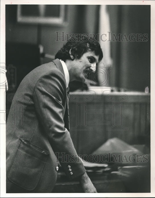 1985, Alfred Michael Fortenberry, Charged with Abusing Baby, Alabama - Historic Images