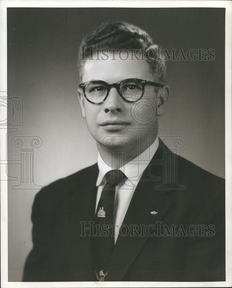 1960 Press Photo W. H. Foster, President, Alverson Draughon College - abna27922 - Historic Images