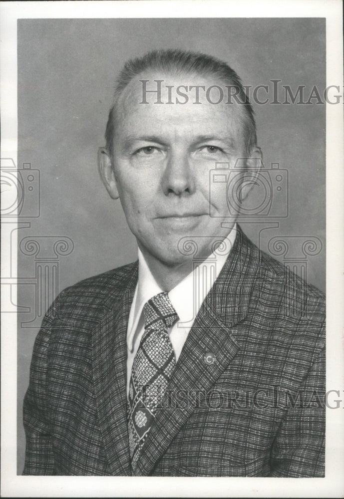 1975, Richard Ellicott, supervising engineer for South Central Bell - Historic Images