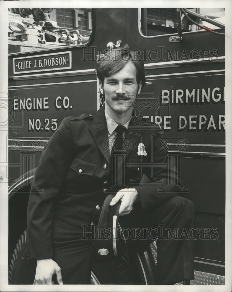 1976, Gary Ellard, Birmingham, Alabama Fireman - abna28089 - Historic Images