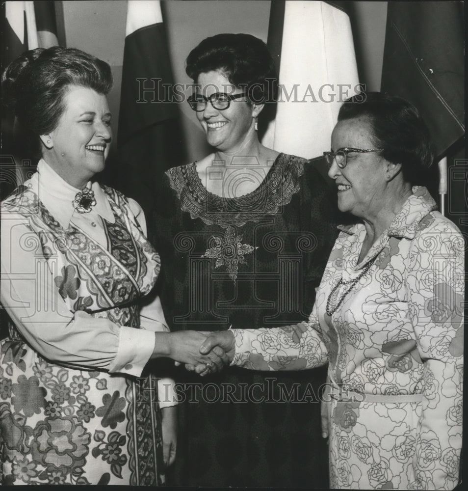 1974 Press Photo Birmingham Baptist Woman&#39;s Missionary Union members, Alabama - Historic Images