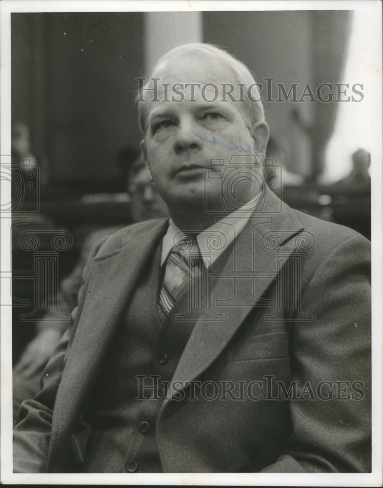 1978 Press Photo Ron Dunson, Chief of Security for Fob James, Alabama - Historic Images