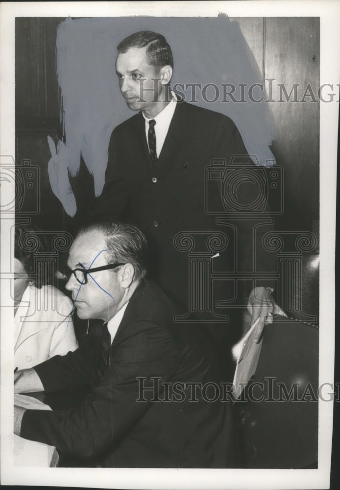 1965 Press Photo State Representative Richard Dominick with Other - abna28279 - Historic Images