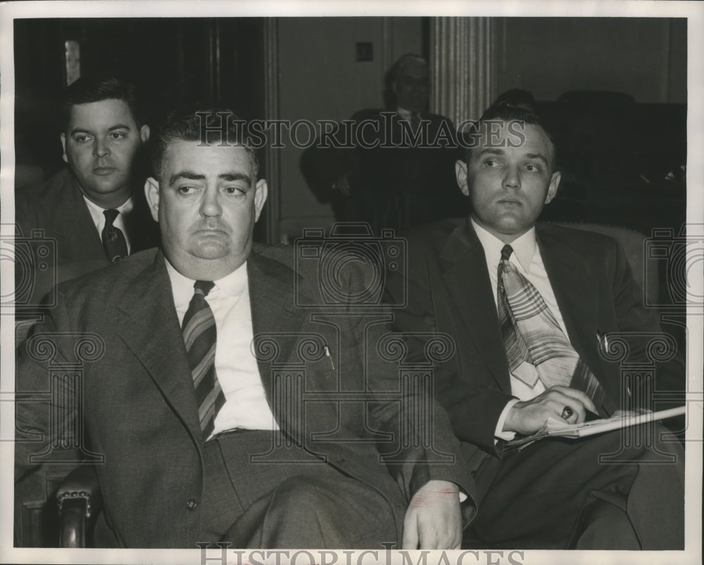 1950 Press Photo Attorneys listen at State Oil and Gas Board proceedings - Historic Images