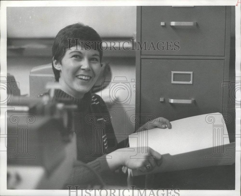 1977, Angelia Foster, City Clerk, Oak Grove, Alabama - abna28580 - Historic Images