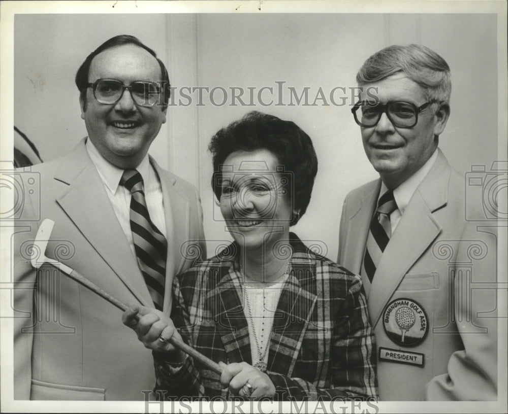 1981 E. Cost, B. Sanders & Bob Fox, Birmingham Golf Association, AL - Historic Images