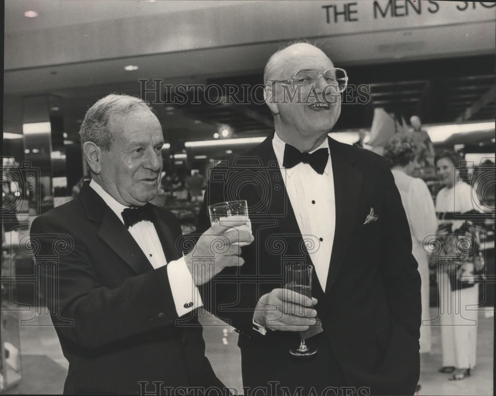 1987, Herb Friedman and Ed Finkelstein at Macy&#39;s Dinner - abna28627 - Historic Images