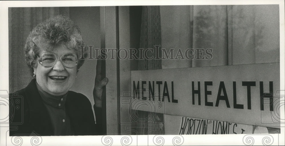 1986, Mrs. Mary Dougherty, Mental health volunteer of the year - Historic Images