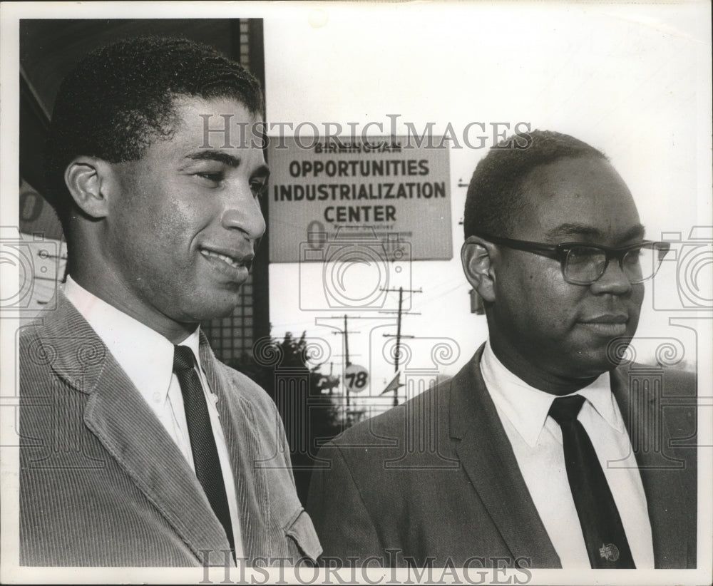 1968, Newstell Dowdell, employment program director, unknown person - Historic Images