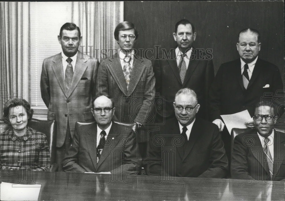 1973 Press Photo First Meeting of Mercy Hospital Board of Managers - abna28709 - Historic Images