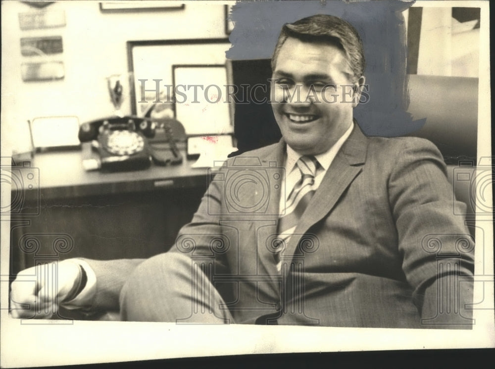 1970 Press Photo Madison County Sheriff Jerry Crabtree, Alabama - abna28722 - Historic Images