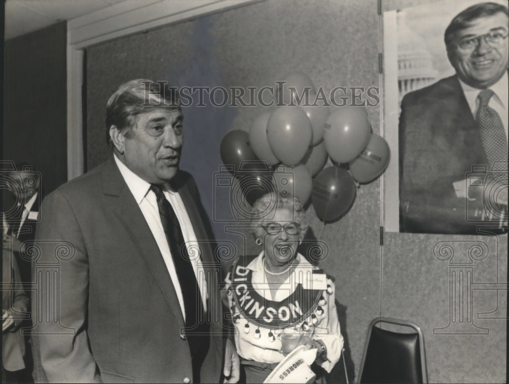 1982, William "Bill" Dickinson, Politician - abna28760 - Historic Images