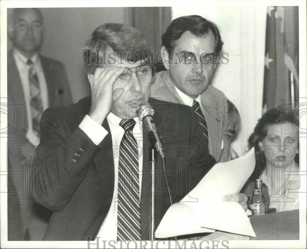 1982 Press Photo Alabama Representatives Rick Manley and Larry Dixon - abna28785 - Historic Images