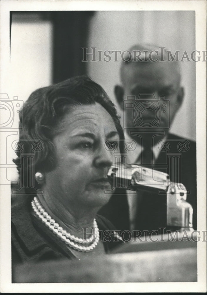 1966 Press Photo Alabama Politician Clara Stone Collins - abna28847 - Historic Images