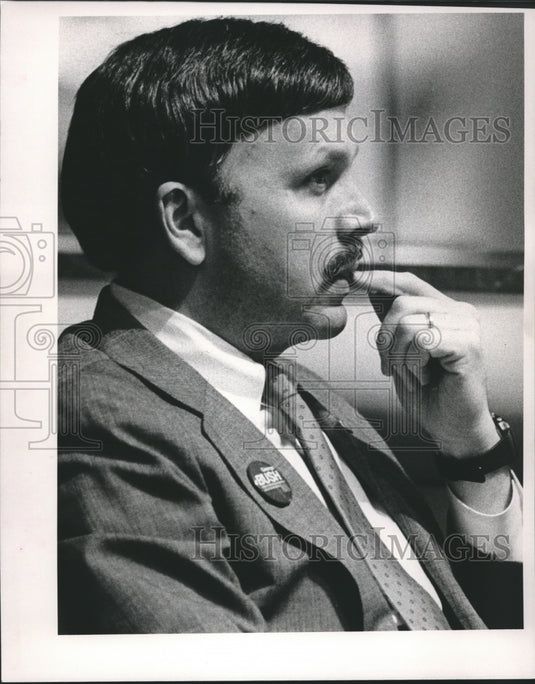 Press Photo Representative Gary White, Republican of Homewood, Alabama - Historic Images