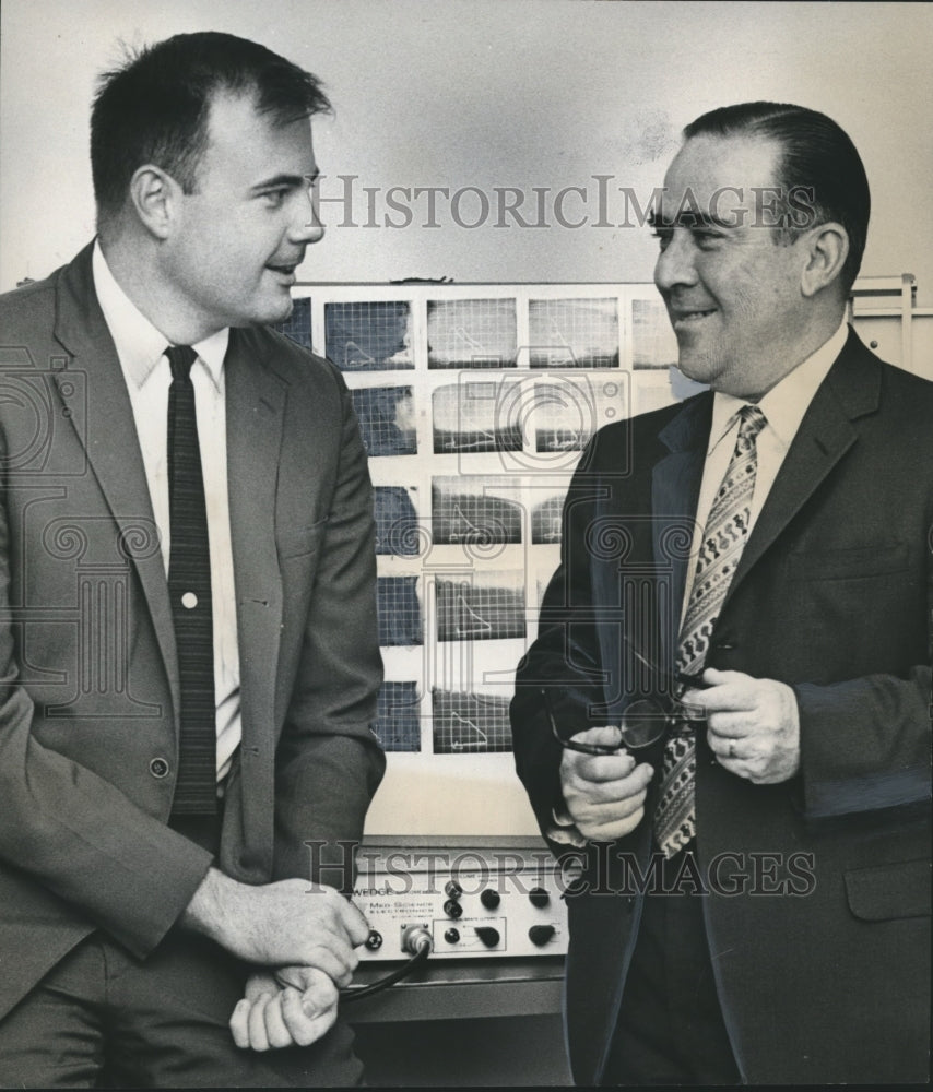 1964, Doctor Robert A. Walton and Doctor Albert Roberts at Program - Historic Images