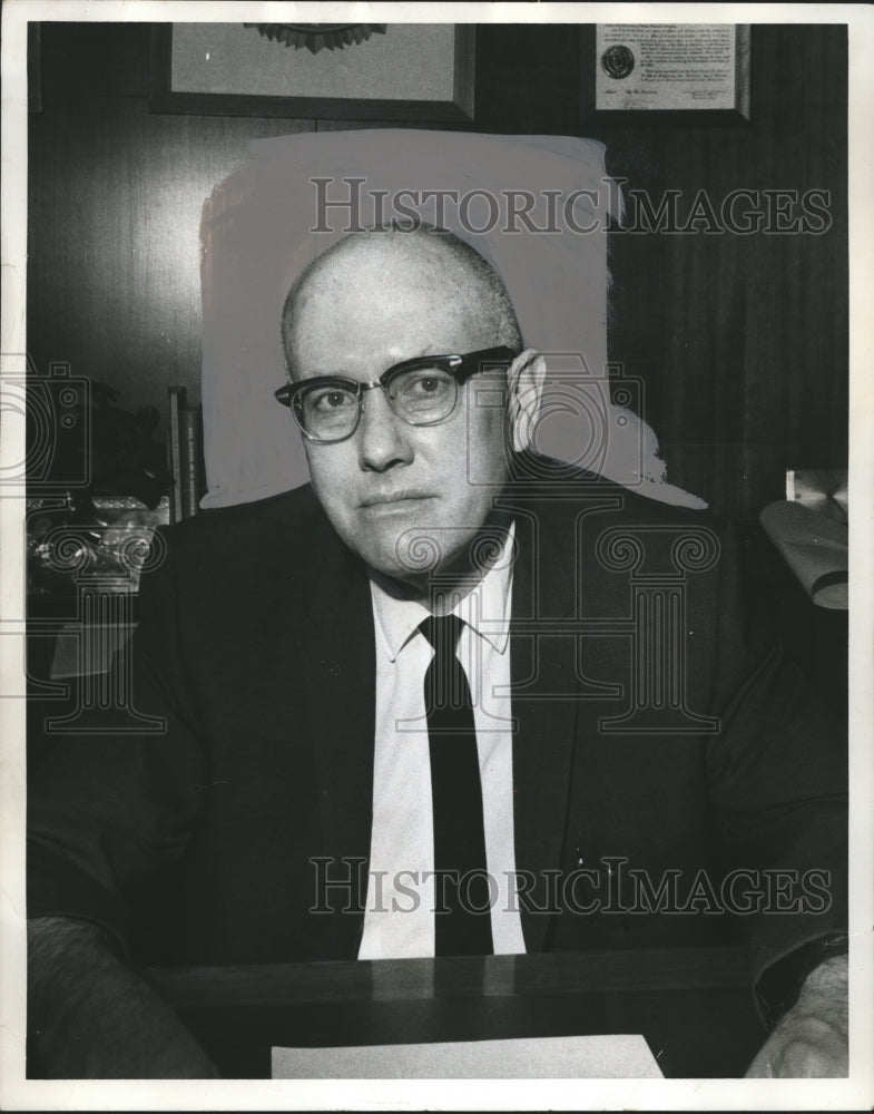 1970 Press Photo Jack Warren, Birmingham Acting Chief of Police - abna28992 - Historic Images