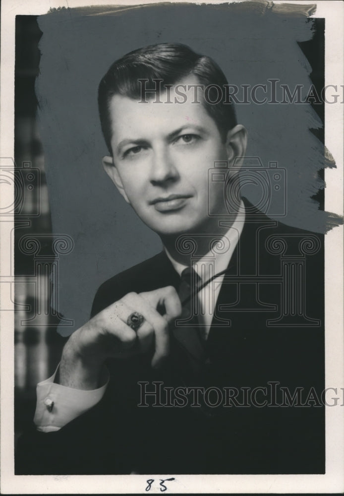 1966 Press Photo Robert S. Vance, Politics, Bob - abna29005 - Historic Images
