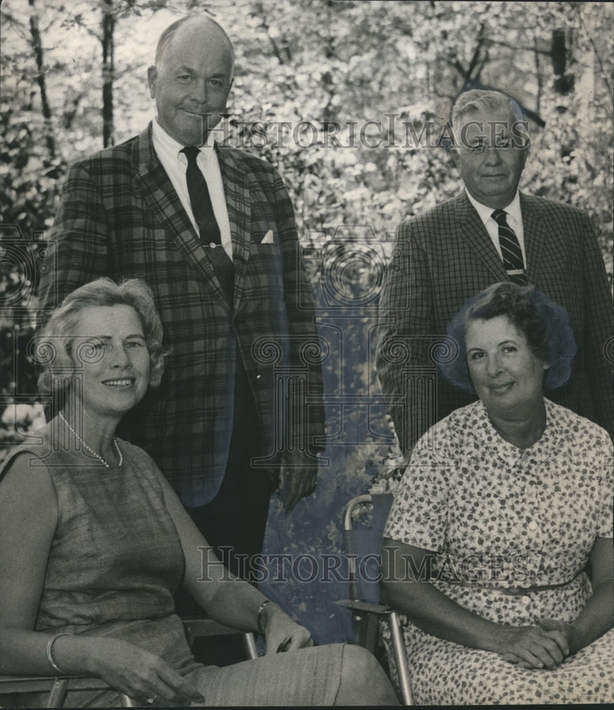 1965, Mr. and Mrs. William A. Walker and Mr. and Mrs. Cullom Walker - Historic Images