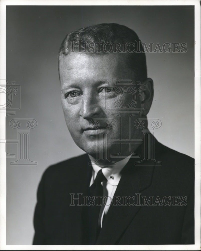 1962 Press Photo A. Danner Frazer, President, Salisbury National Bank, Salisbury - Historic Images