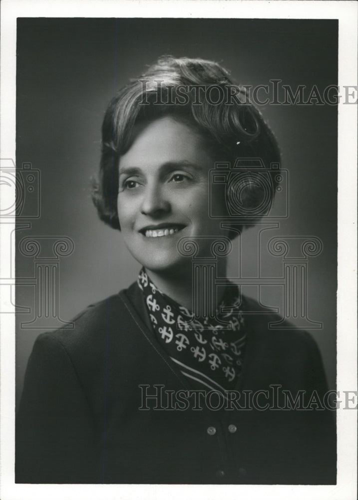 1972 Press Photo Mrs. M. N. Freeman, president, Alabama Dental Auxiliary 1971-72 - Historic Images
