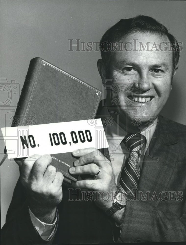 1971 Press Photo Doctor Ruric E. Wheeler, Samford University Faculty, Alabama - Historic Images