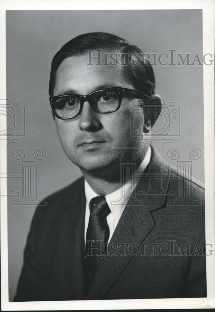 1972 Press Photo W. Ralph Cook, Birmingham Trust National Bank, Alabama - Historic Images