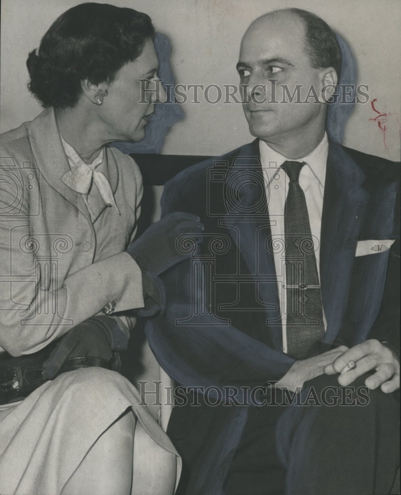 1966 Press Photo Mr. and Mrs. John Wilbanks, at King murder trial, Alabama - Historic Images