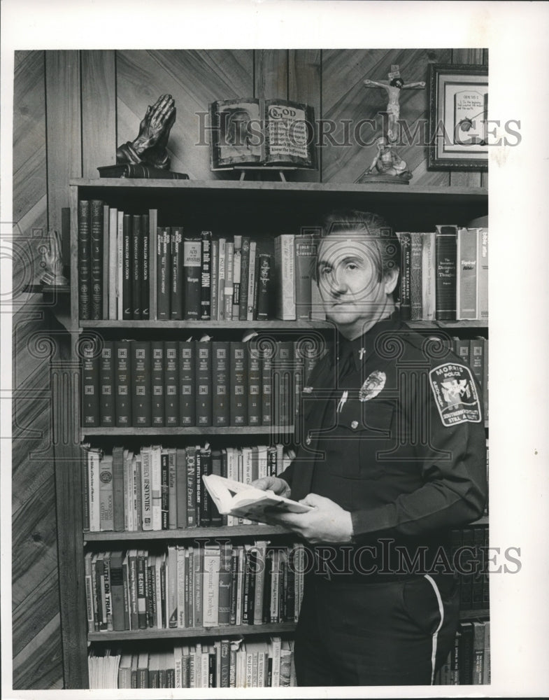 1990, Terry Wigley, Minister and Morris Cop, Police Officer - Historic Images