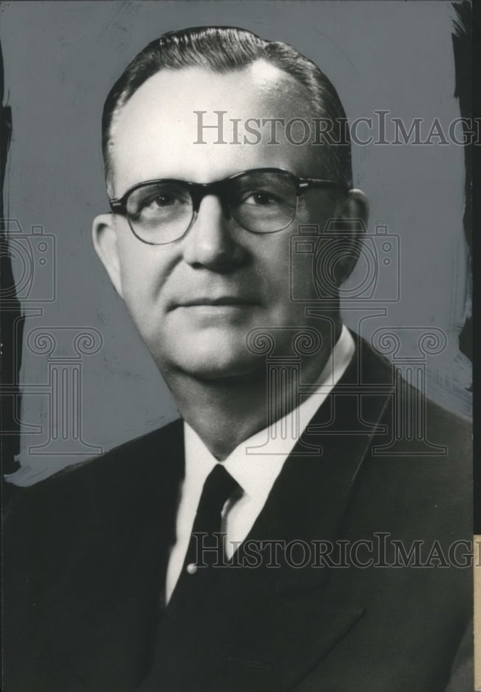 1962 Press Photo Rex Turner, President, Alabama Christian College - abna29267 - Historic Images