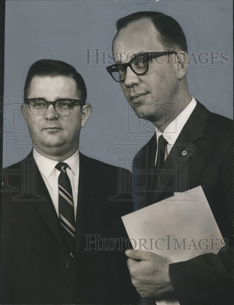 1965, Turner and Lyon head Jefferson County Heart Fund Drive, Alabama - Historic Images