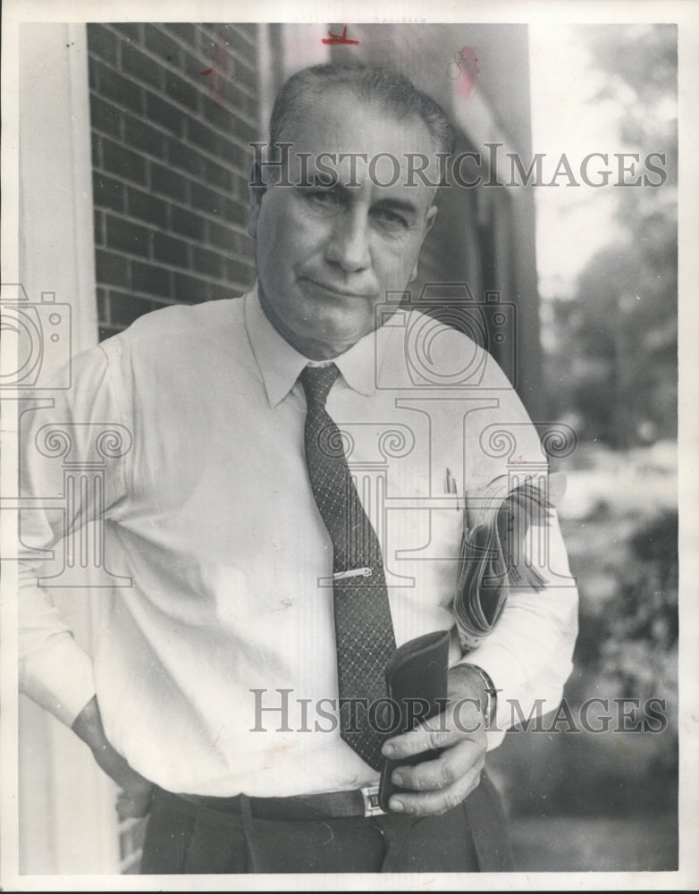 1960, Chilton County Probate Judge Jerald Clark White, Alabama - Historic Images