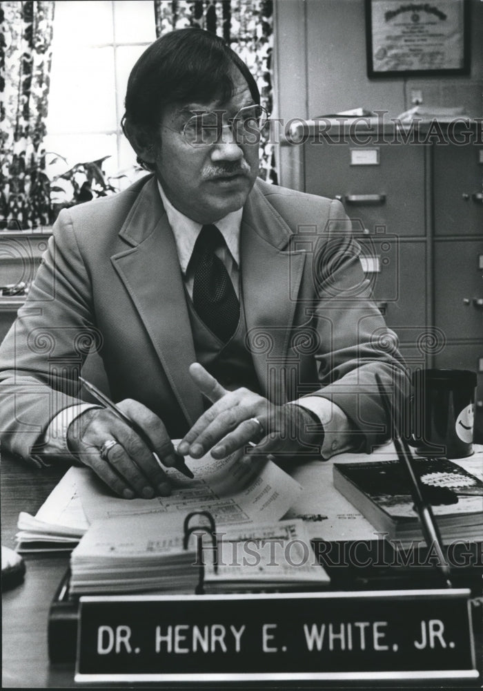 1978 Doctor Henry E. White, Junior, Samford University Professor - Historic Images