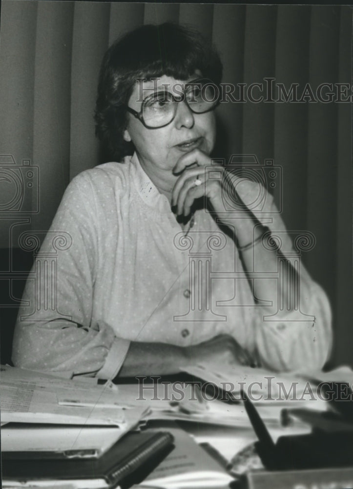 1980, Daisy Culps, Madison County Tax Collector in Alabama - Historic Images