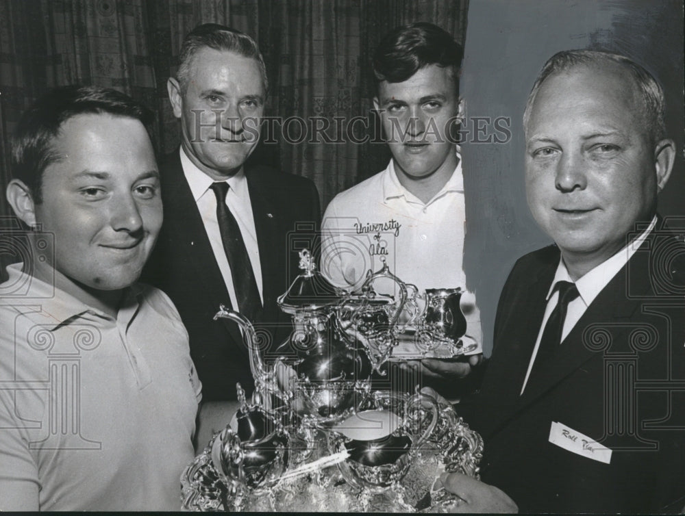 1966 Press Photo Woodward Hands Out Silverware to Sports Winners - abna29622 - Historic Images