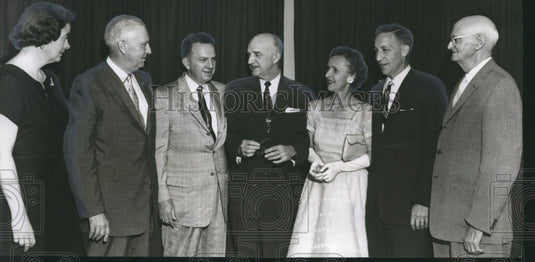 1958 Alabama Republican Leaders with Lee Potter, Virginia Chairman - Historic Images