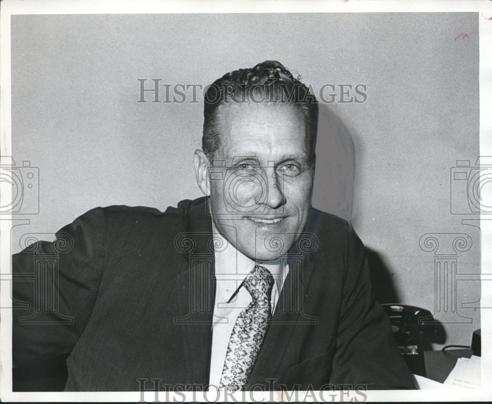 1971 Press Photo George Wall, Deputy Chief, Birmingham Police Department - Historic Images