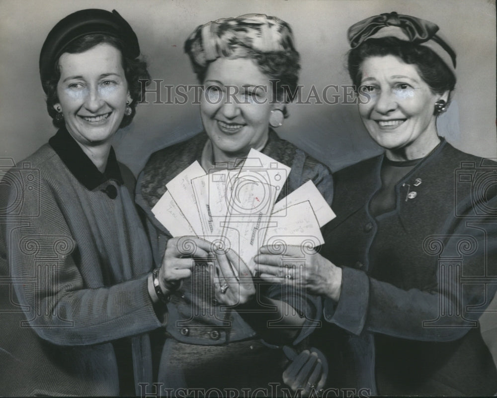 1959, Mrs. James E. Walkley, district director with Others and Awards - Historic Images