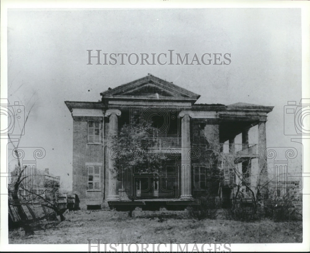 1989 Antebellum Crocheron Home, Built in 1843, Cahaba, Alabama - Historic Images