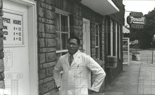 1979, Pratt City's only physician Doctor Robert Cain - abna29704 - Historic Images