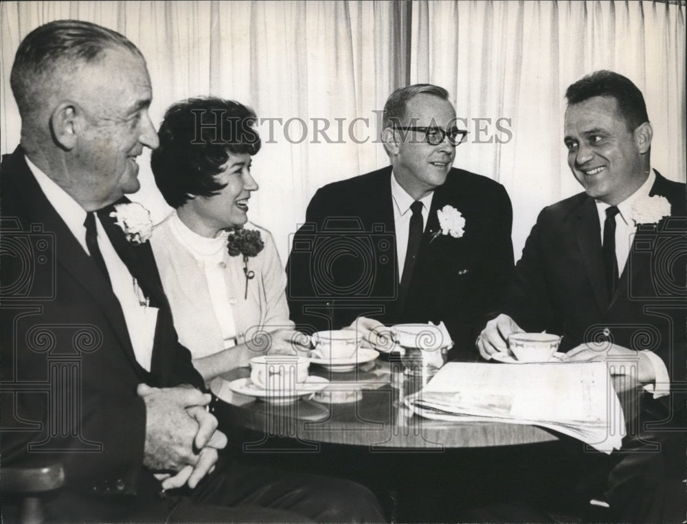 1964, Page Belcher, Carolyn Golden, Others at GOP Luncheon - Historic Images