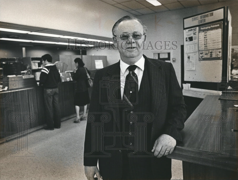 1983 Arnold S. Bell, Bessemer Postmaster - Historic Images