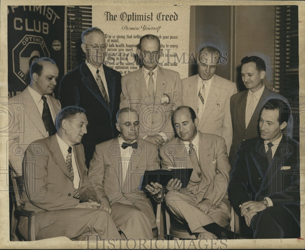 1953, New officers of the Birmingham Optimist Club at Tutwiler Hotel - Historic Images