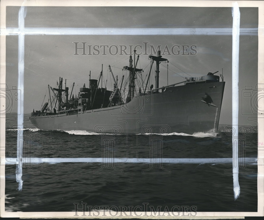1944, United States Merchant Marine Cargo Ship - SS Selma - Historic Images